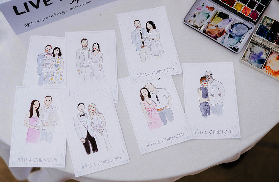 Die Kunstwerke der Livezeichnerin Anna Prem LivePainting.